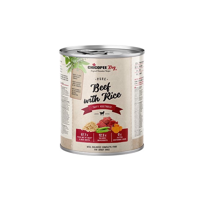 Chicopee Dog Pure Beef & Rice, 800g thumbnail