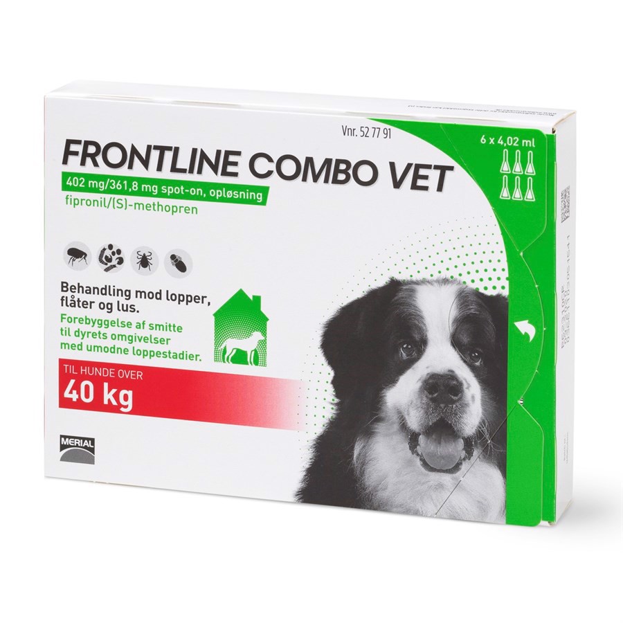 Frontline Combo til hunde over 40 kg - BONUSPAKKE 6 STK thumbnail