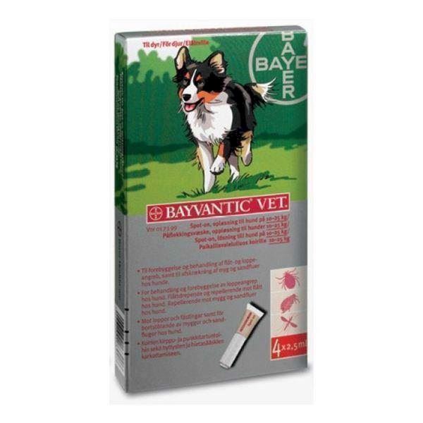 Bayvantic loppemiddel til hunde 10-25 kg thumbnail