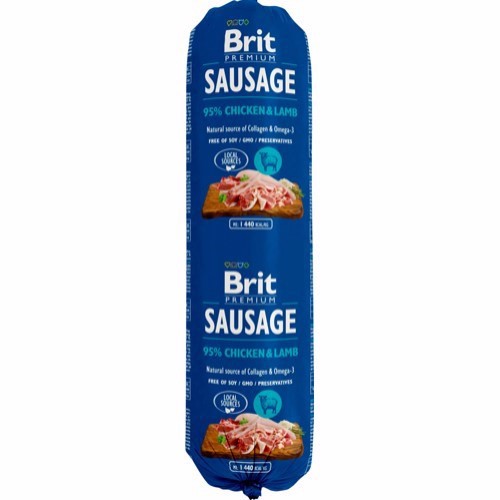Brit Sausage Chicken & Lamb, 800g thumbnail