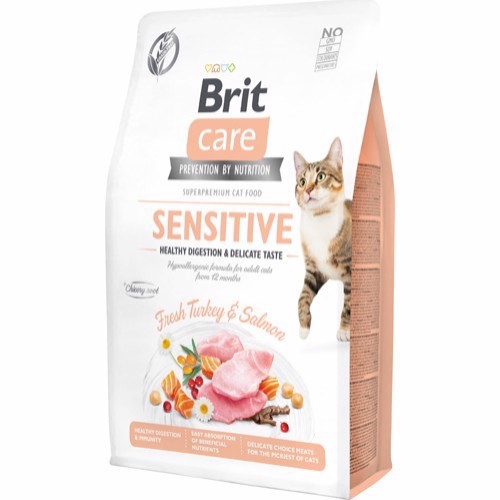 Brit Care Cat Sensitive Delicate Taste, 2 kg thumbnail