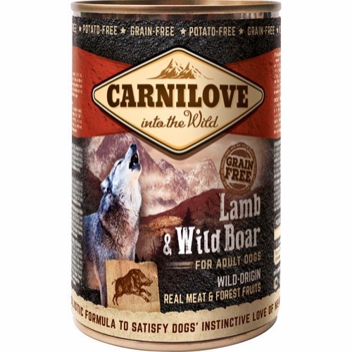 Carnilove dåsemad Lamb & Wild Boar, 400g thumbnail
