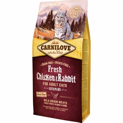 Carnilove Cat Adult Chicken & Rabbit, 6 kg thumbnail