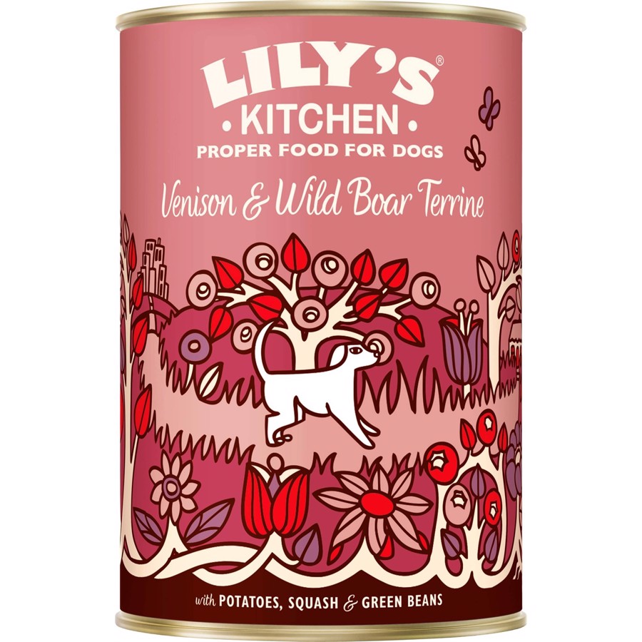 Lilys Kitchen dåsemad Venison and Wild Boar Terrine, 400g thumbnail