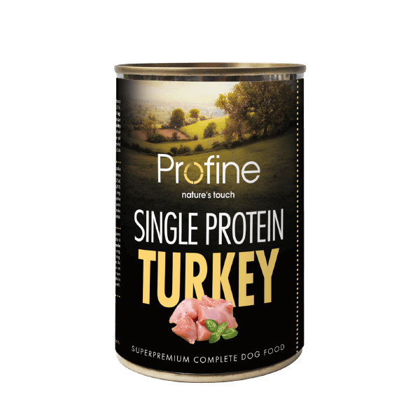 Profine Single Protein Turkey dåsemad, 400g thumbnail
