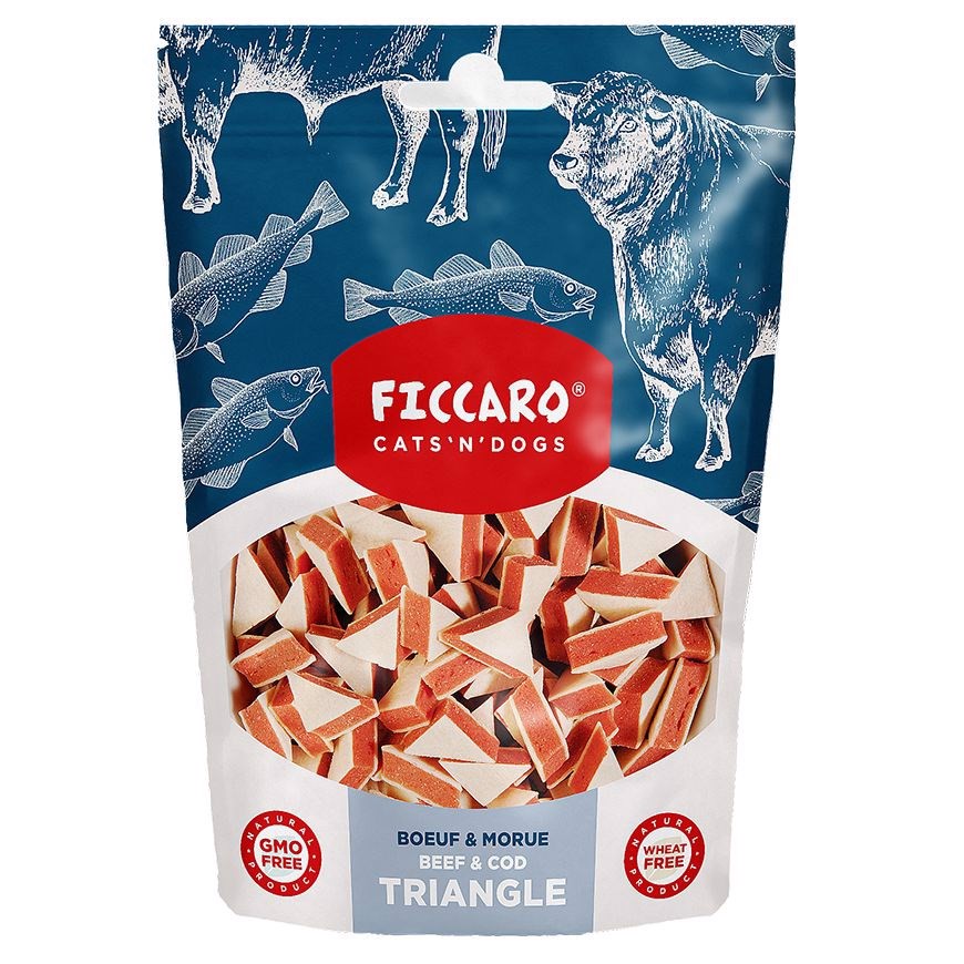 FICCARO Beef and Cod Triangle, 100g thumbnail