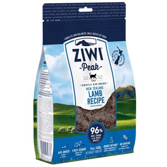 ZiwiPeak Cat lufttørret kød, Lamb, 1 kg thumbnail